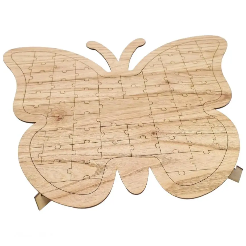 Cuadro De Firmas Rompecabezas Forma Mariposa