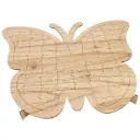 Cuadro De Firmas Rompecabezas Forma Mariposa